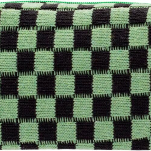 81uTloy9h9L._AC_SL1500_.jpg PAZIMIIK Checkered Makeup Bag for Purse Portable Zipper Make Up Pouch Small Cosmetic Case for Travel Accessories (Green Black)