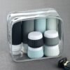 81vOYacSaoL._SL1500_.jpg Travel Bottles - 8 Pack, TSA Approved Travel Size Toiletries, Leak Proof Silicone Squeezable Containers in Clear Bag
