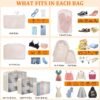 81veCCW-JXL._AC_SL1500_.jpg 8 Set Packing Cubes for Suitcases, kingdalux Travel Luggage Packing Organizers with Laundry Bag, Compression Storage Shoe Bag, Clothing Underwear Bag, for Man & Women