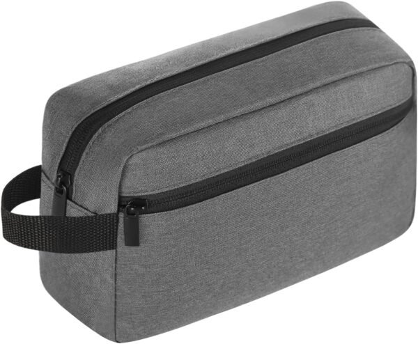 81z-gFhWdaL._AC_SL1500_.jpg Travel Toiletry bag Toiletry bag for women men Hanging Cosmetic bag Travel accessories for Women Men (Grey)