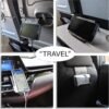 91RPyfqLfL._AC_SL1500_.jpg Airplane Travel Essentials for Flying Flex Flap Cell Phone Holder & Flexible Tablet Stand for Desk, Bed, Treadmill, Home & in-Flight Airplane Travel Accessories - Travel Must Haves Cool Gadgets
